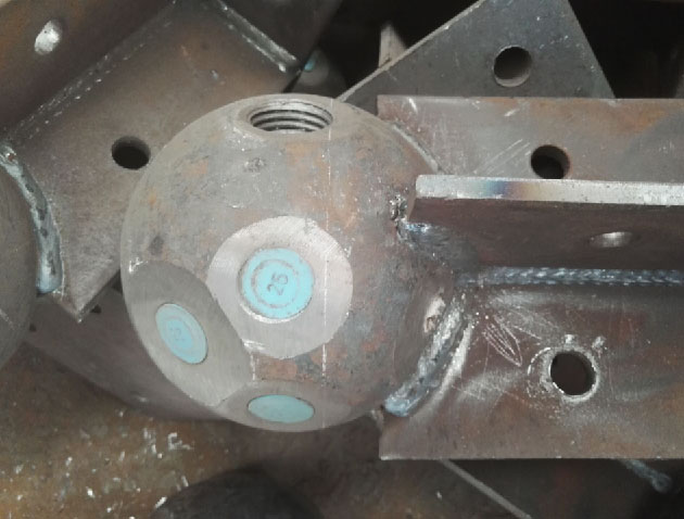 荥阳螺栓球球塞，网架配件